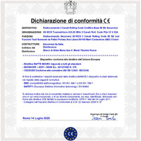 Radiocomando Cancello Automatico Tre Pezzi Frequenza 433,92 MHz 3 Canali Numerati Potenza 1 mW Portata Libera 60/100 MT Codice Sicurezza Securvera Rolling Code 66 Bit Batteria 12 V 23A Contenitore ABS