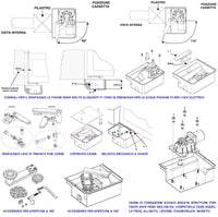 Motore Ricambio 24 Vdc Tipo Under Pressofuso in Alluminio Ingranaggi in Metallo Per Cassa Interrata Con Sblocco a Chiave Del Concello Automatico ad Anta Battente 2,5 Metri Lavoro Intensivo 250 Nm IP67