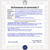 Lampada 9 Led su 3 Steli Selezione Luce Gialla Fissa Lampeggiante o Rotante Alim. 12/24/230 V Montaggio a Palo o Parete Uso Come Monitore su Automatismi o Ripetitore di allarme Cover Metacrilato IP55