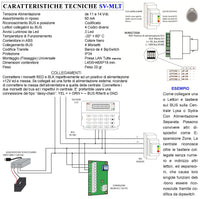 Lettore Chiavi di Prossimità Univoche Per Centrale Antifurto Lysa evo GSM Collegamento BUS Tre Led Segnalano Stato e Funzioni Allarme Contenitore LAN 503 Universale Codice Attivazione Protezione IP34