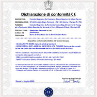 Contatto Magnetico da Pavimento in Alluminio Fori di Fissaggio Contatto Antifurto Reed NC Sottovuoto Sensibilità Magnetica 25 mm Tensione Max 30 V 10 W Carico Resistivo 4 Fili 2 NC e 2 Tamper Pr. IP65