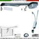 BASCULANTE AUTOMATISMO A SOFFITTO MOTORE AUTOREVERSE 220/24 V TRAINA 100 KG ARCHETTO KIT BLINDINO SBLOCCO DI EMERGENZA