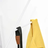 Appendiabiti da Terra Verticale Moderno per Ingresso, 45x45x180cm, Bianco