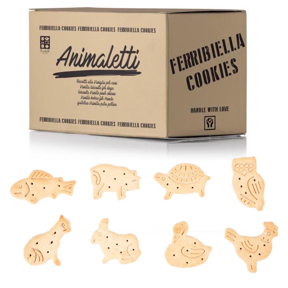 Biscotti per cani animaletti golosi fuss dog 16 kg (4 buste)