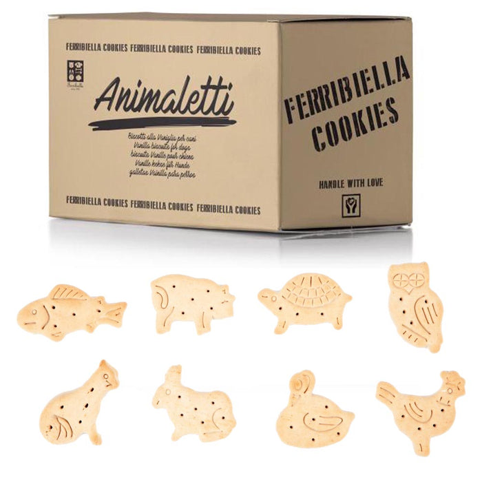 Biscotti per cani animaletti golosi fuss dog 16 kg (4 buste)