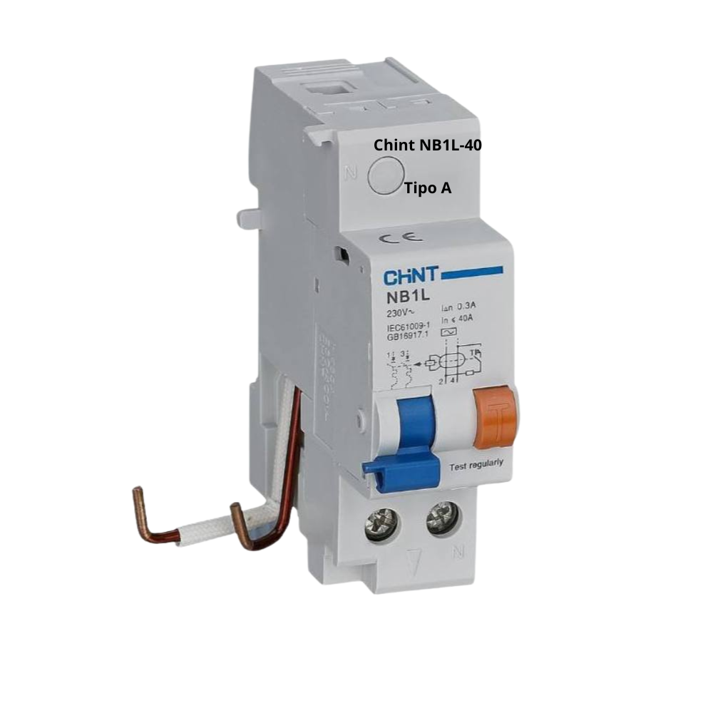 Chint blocco differenziale accoppiabile serie nb1l‑40 per interruttori nb1 *** tipo di differenziale tipo a, confez...