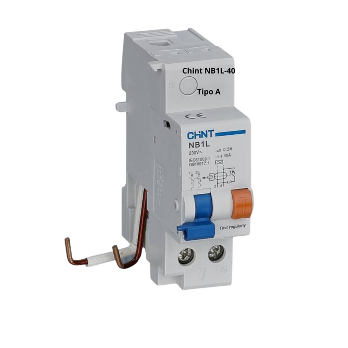 Chint blocco differenziale accoppiabile serie nb1l‑40 per interruttori nb1 *** tipo di differenziale tipo a, confez...