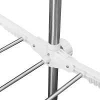 Homcom – Stendibiancheria 3 piani Stendino con Appendiabiti e Ruote - Regolabile 139x62x136cm