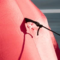 Babbo Natale Gonfiabile con Luci LED Bianche e Gonfiatore Incluso, 146x77x238 cm