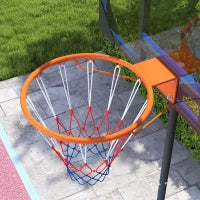 Canestro Da Basket Per Bambini, Altezza Regolabile Da 210-260 cm Esterno E Interno Con Ruote, Base Pesante, Blu