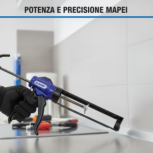 Pistola manuale gun 310 pro per adesivi e sigillanti elastici