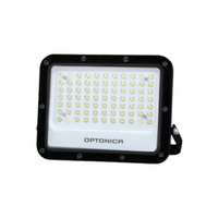 Optonica proiettore led smd corpo nero linea premium 4000k ip65 clip luminoso *** watt 50 watt, confezione 1