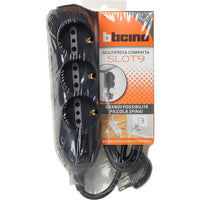 Bticino 3699gb multipresa slot9 con 6 prese bipasso 10/16a grigio