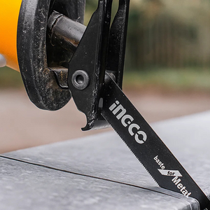 Lama ricambio seghetto a gattuccio metallo acciaio lamiera 2 pezzi ingco