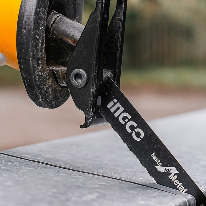 Lama ricambio seghetto a gattuccio metallo acciaio lamiera 2 pezzi ingco