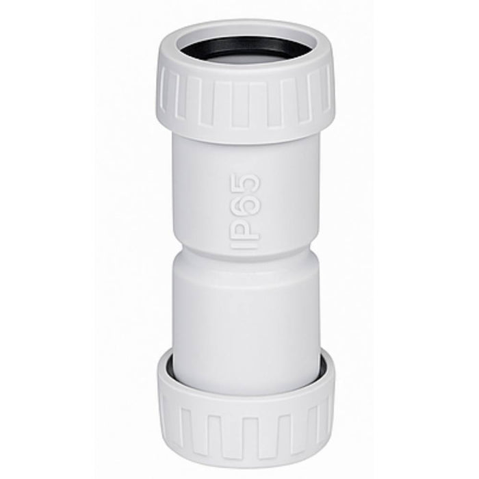 Faeg raccordo tubo rigido manicotto ip65 vari diametri tecnopolimero grigio *** diametro 32 millimetri, confezione 1