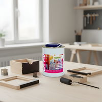 Ecolux smalto satinato acrilico ecologico per legno e metallo *** formato 2.5 lt, colore- nero, confezione 1