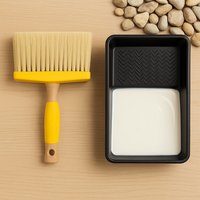 Plafone manico gomma quarzi vernici silossaniche setole in poliestere 50x150 mm