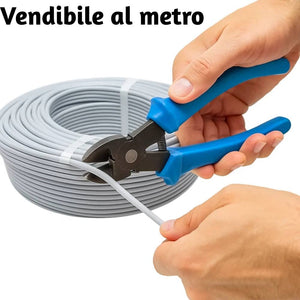 Cavo elettrico fg16or 2x4 mm² grigio 0,6/1 kv matassa 100 metri