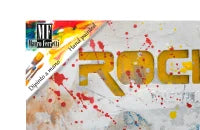 Dipinto Su Tela Rock N Roll Cm 120X3X60
