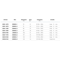 Lato box doccia angolo ante scorrevoli camelia s200 6 millimetri chrome 70 cm