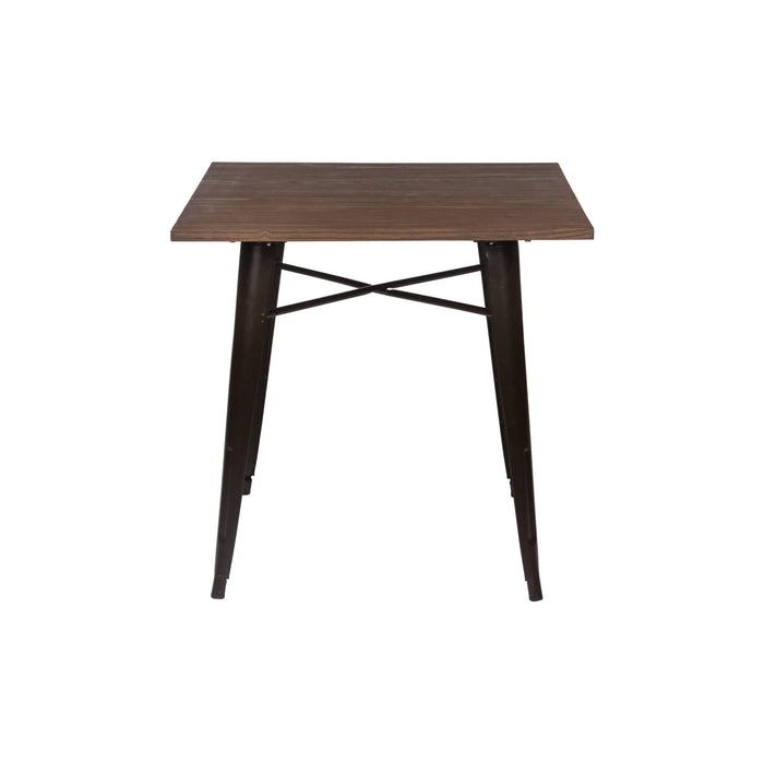 LÚZETE - TABELLA JOSEPHINE WOOD 80X80