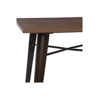 LÚZETE - TABELLA JOSEPHINE WOOD 80X80