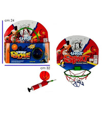 Tabellone Basket Palla Pompa Canestro Da Interno Gioco Basket Casa Cameretta         