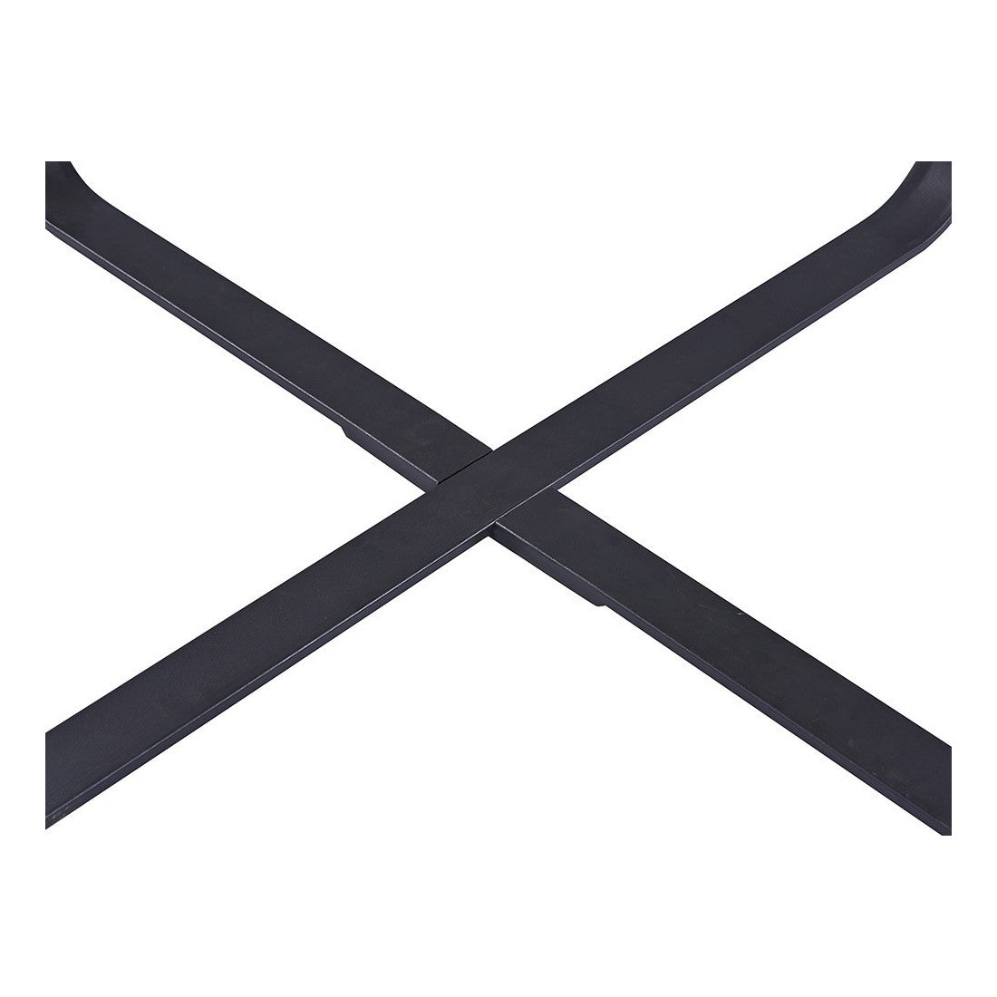 Tavolo da pranzo rotondo NOVES, ø120cm - marrone/nero - Stile Moderno