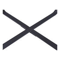 Tavolo da pranzo rotondo NOVES, ø120cm - marrone/nero - Stile Moderno