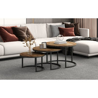 Tavolino da caffè collezione ARNOLD marrone-legno.