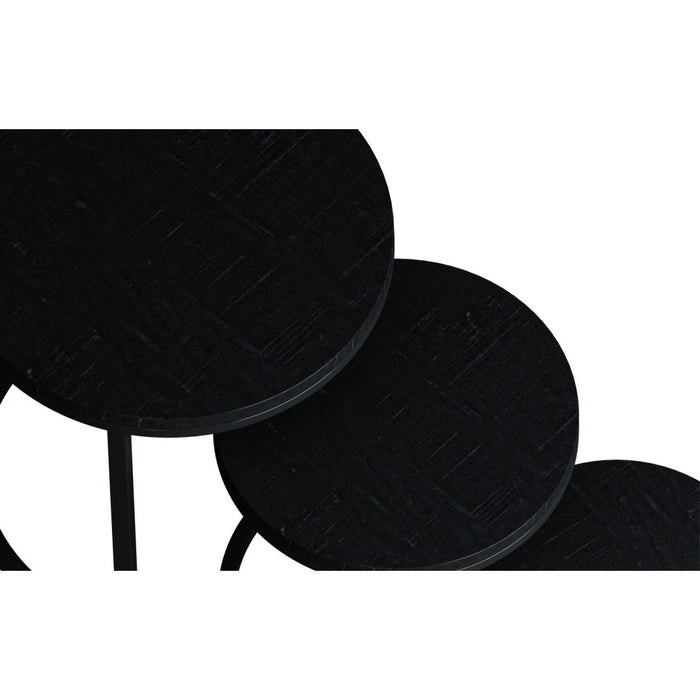 Tavolino collezione PLATO nero.