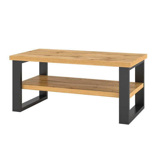 Tavolino da salotto design collezione MILO colore rovere. Mobile ideale per il tuo soggiorno.