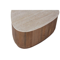 Tavolino basso in legno massiccio collezione DELHI 100cm - Stile etnico e design