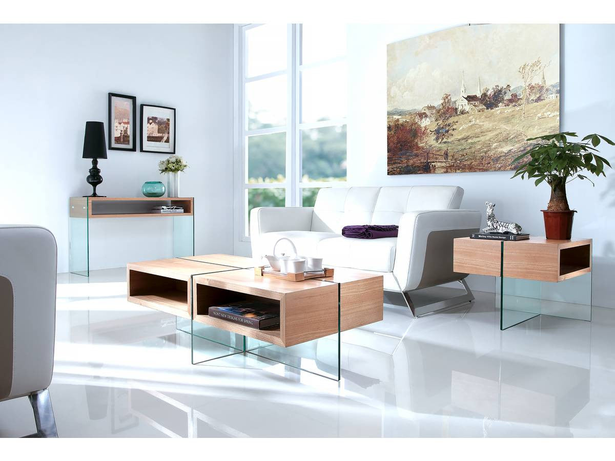 Tavolino "Venezia"  - 60 x 60 x 50 cm - Finitura Quercia