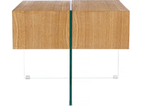 Tavolino "Venezia"  - 60 x 60 x 50 cm - Finitura Quercia