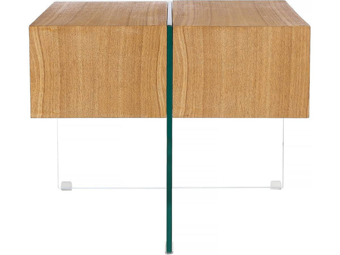 Tavolino "Venezia"  - 60 x 60 x 50 cm - Finitura Quercia