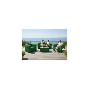 Tavolo coffre Terracotta - Apertura superiore - Interno ed esterno - Colore Verde