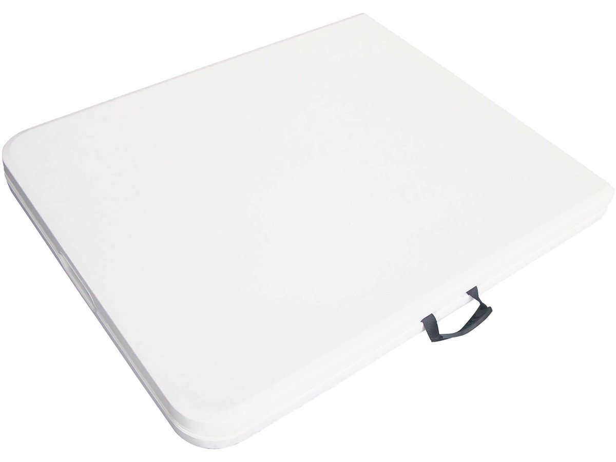 Tavolo da giardino pieghevole "Foldy" - 180 x 74 x 74 cm - Bianco