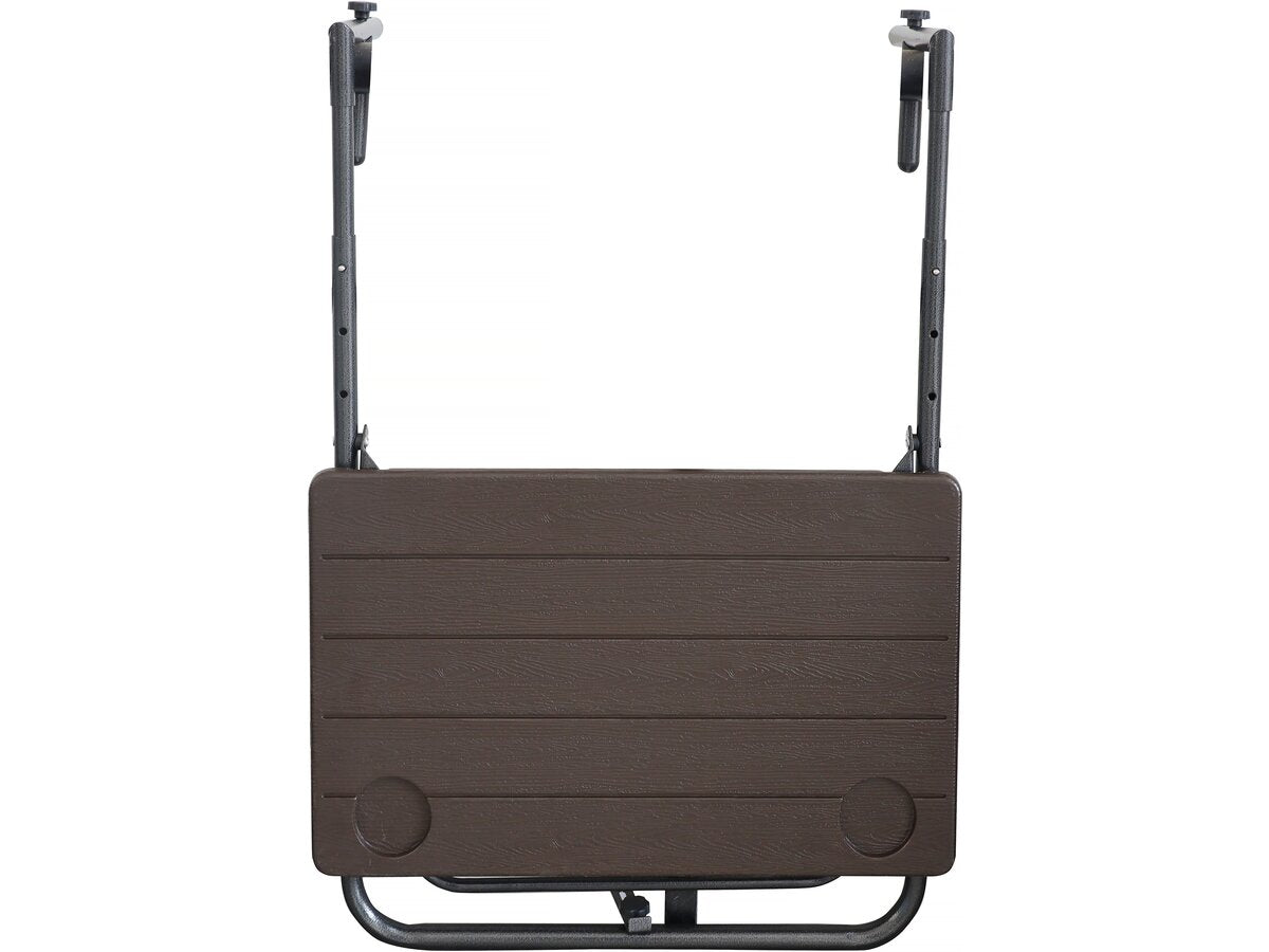 Tavolo da balcone pieghevole sospeso - 60 x 56 x 83,5 cm