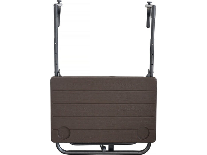 Tavolo da balcone pieghevole sospeso - 60 x 56 x 83,5 cm