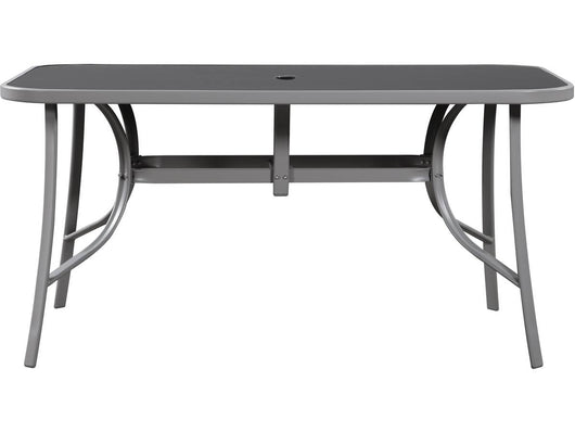 Tavolo da giardino "Cordoba" - Phoenix - 6 posti - Argentato