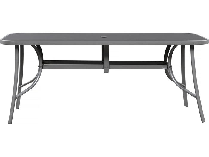 Tavolo da giardino "Cordoba" - Phoenix - 8 posti - Argentato