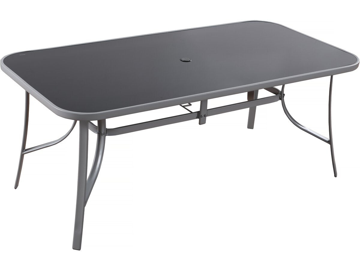 Tavolo da giardino "Cordoba" - Phoenix - 8 posti - Argentato