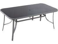 Tavolo da giardino "Cordoba" - Phoenix - 8 posti - Argentato