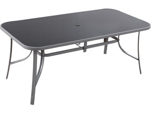 Tavolo da giardino "Cordoba" - Phoenix - 8 posti - Argentato