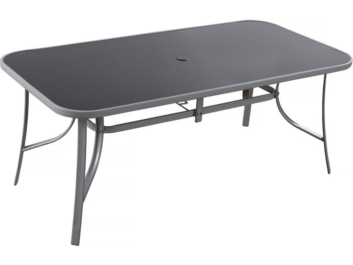 Tavolo da giardino "Cordoba" - Phoenix - 8 posti - Argentato