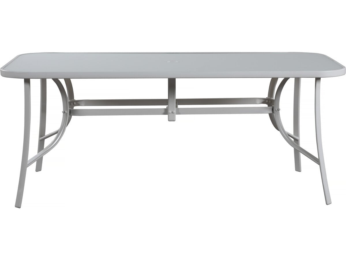 Tavolo da giardino "Cordoba" - Phoenix - 8 posti - Bianco