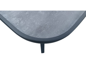 Tavolo da giardino "Cordoba" - Phoenix - 8 posti - Effetto marmo grigio