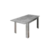 Tavolo allungabile Collezione URBAN colore cemento, dimensioni 137x90cm